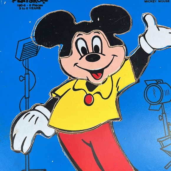 Vintage Disney Playskool Puzzle Mickey Mouse - Picture 5 of 5